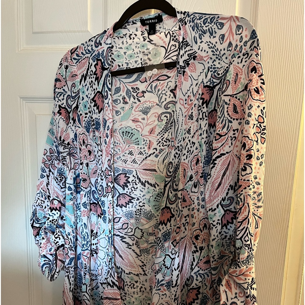 Torrid Kimono Multi Color